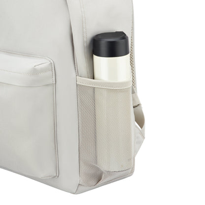 DYLAN 15.6-Inch Laptop Backpack, Pearl grey - Delsey Paris Top Pick