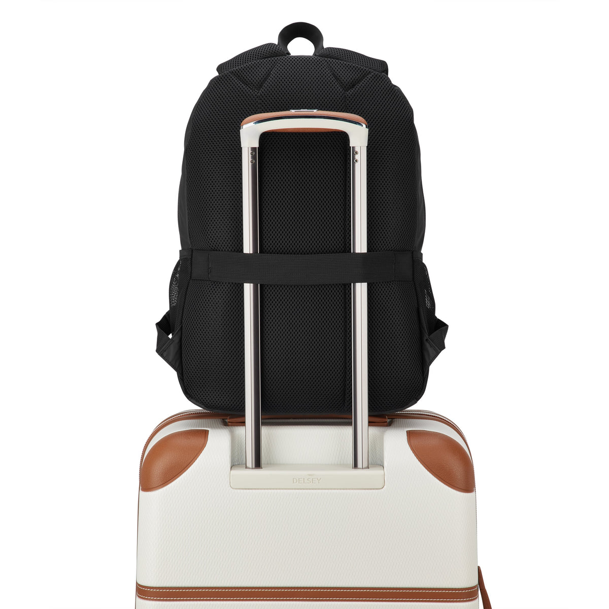 KEVIN 15.6-Inch Laptop Backpack, Black - Delsey Paris Premium