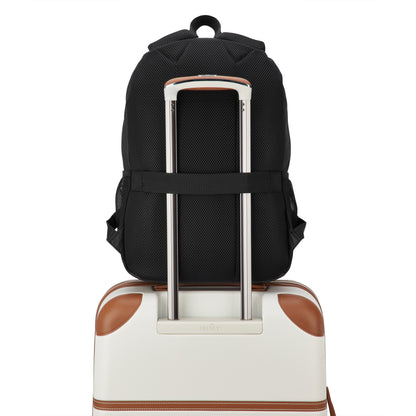 KEVIN 15.6-Inch Laptop Backpack, Black - Delsey Paris Premium