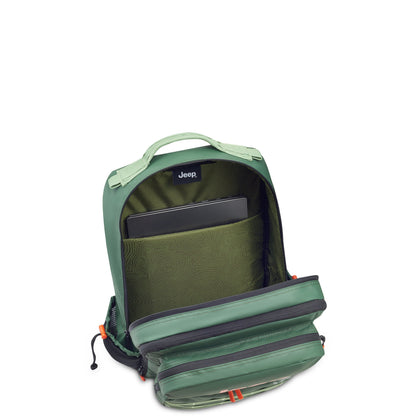 JS010B Backpack, Green - Delsey Paris Exclusive