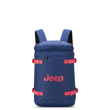 JS013C 17-Inch Laptop Backpack, Navy - Delsey Paris Smart Buy