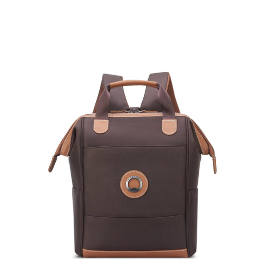 CHATELET AIR 2.0 14-Inch Laptop Backpack, Brown - Delsey Paris Premium