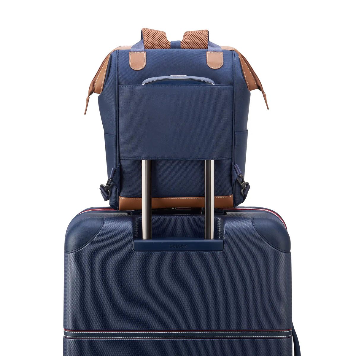 CHATELET AIR 2.0 14-Inch Laptop Backpack, Navy blue - Delsey Paris Great Value