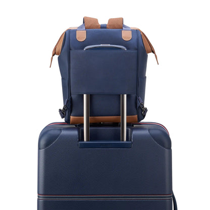 CHATELET AIR 2.0 14-Inch Laptop Backpack, Navy blue - Delsey Paris Great Value