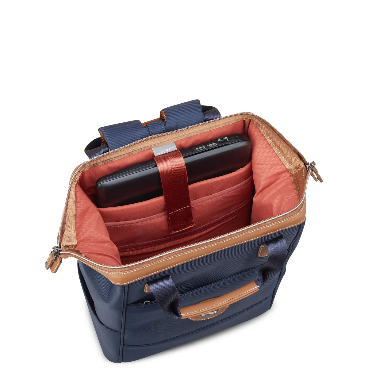 CHATELET AIR 2.0 14-Inch Laptop Backpack, Navy blue - Delsey Paris Great Value