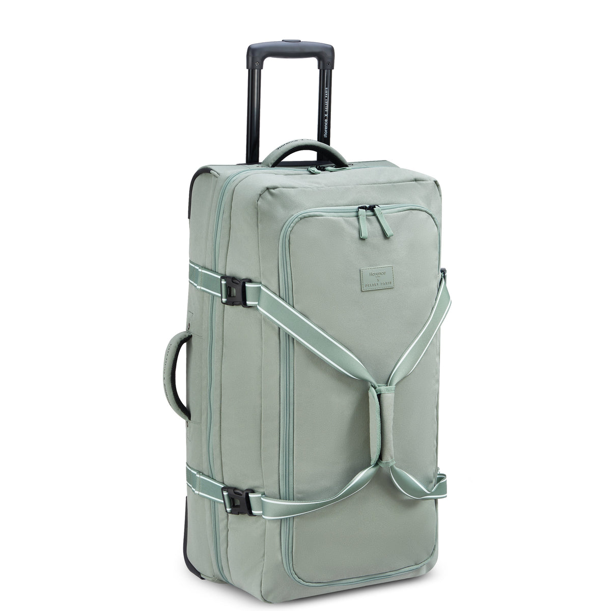 ON A ROLL 28-Inch 2-Wheeled Duffel Bag, Sage green - Delsey Paris Classic