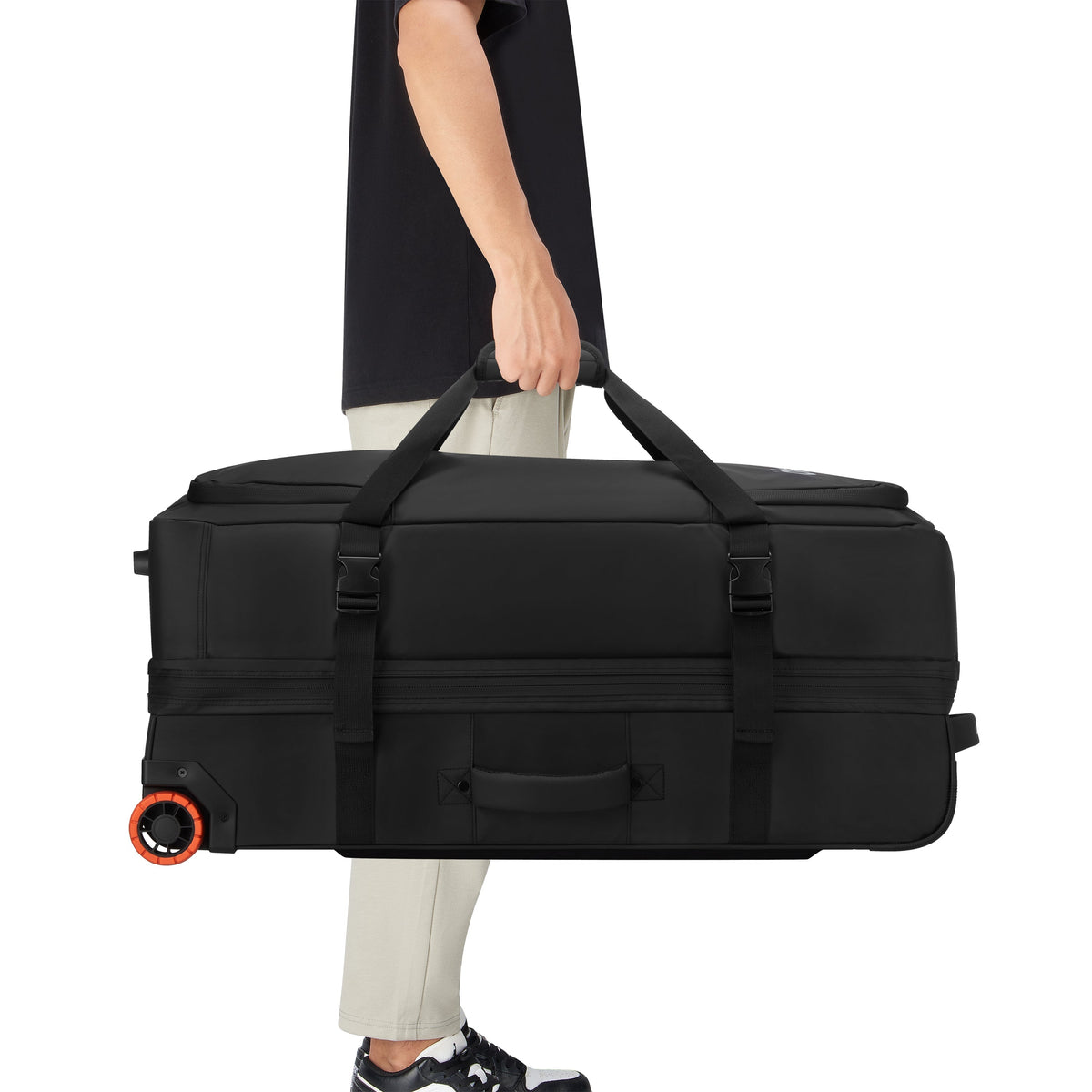 JS005A 32-Inch 2-Wheeled Duffel Bag, Black - Delsey Paris Popular