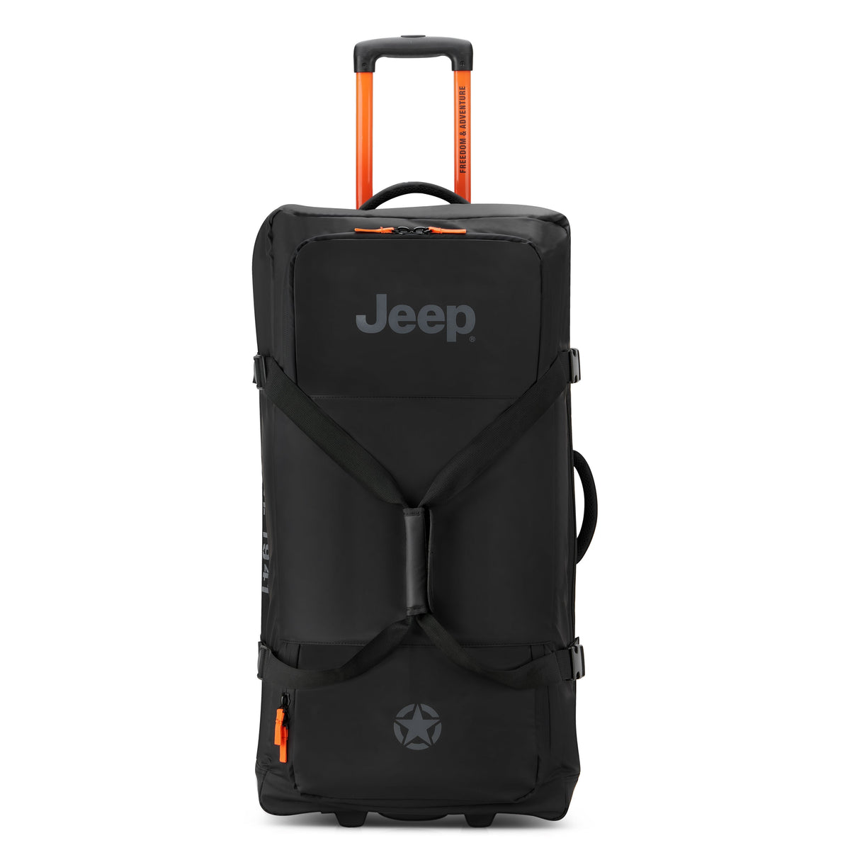 JS005A 32-Inch 2-Wheeled Duffel Bag, Black - Delsey Paris Popular