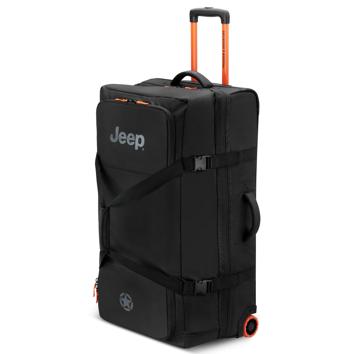 JS005A 32-Inch 2-Wheeled Duffel Bag, Black - Delsey Paris Popular