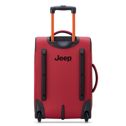 JS006B 20-Inch 2-Wheeled Duffel Bag, Tomato - Delsey Paris Everyday