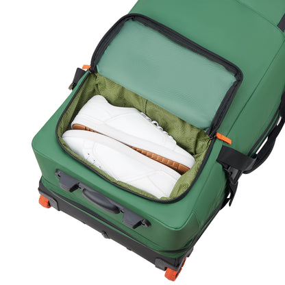 JS005A 32-Inch 2-Wheeled Duffel Bag, Elm green - Delsey Paris Latest