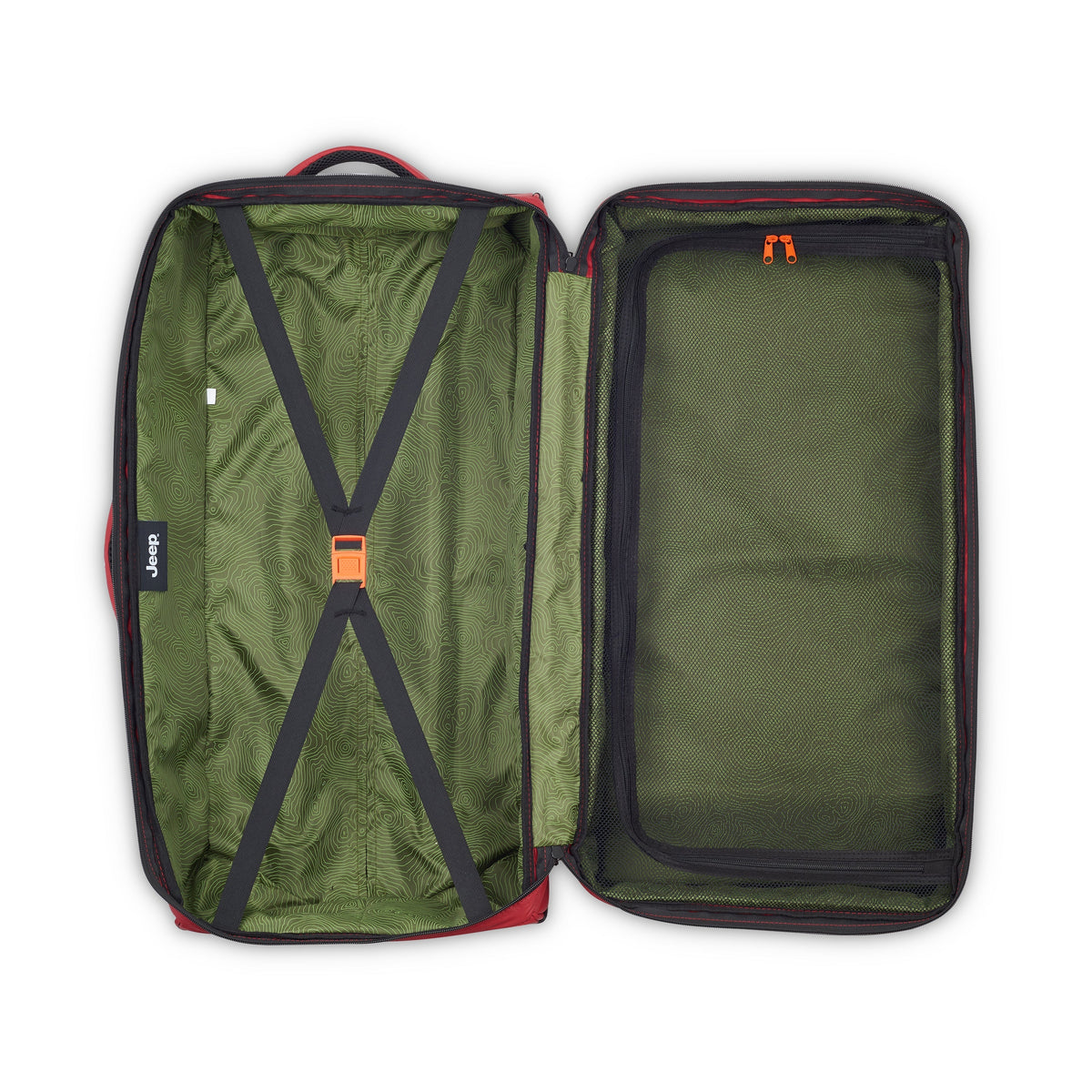 JS006B 29-Inch 2-Wheeled Duffel Bag, Tomato - Delsey Paris Discount