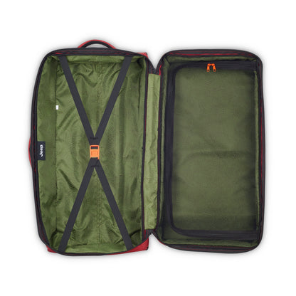 JS006B 29-Inch 2-Wheeled Duffel Bag, Tomato - Delsey Paris Discount