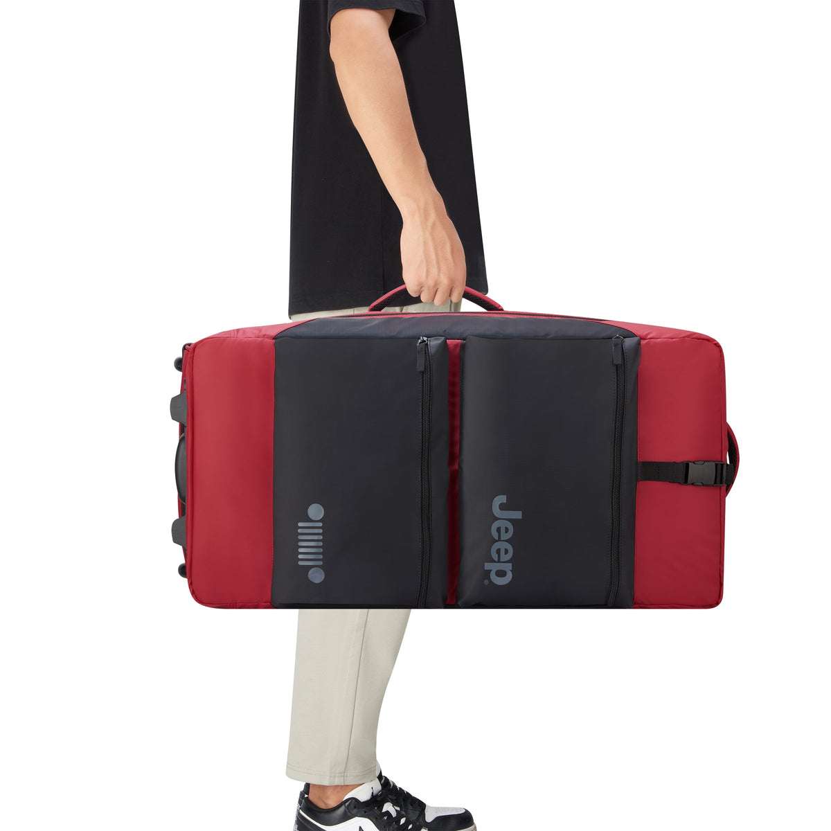 JS006B 29-Inch 2-Wheeled Duffel Bag, Tomato - Delsey Paris Discount