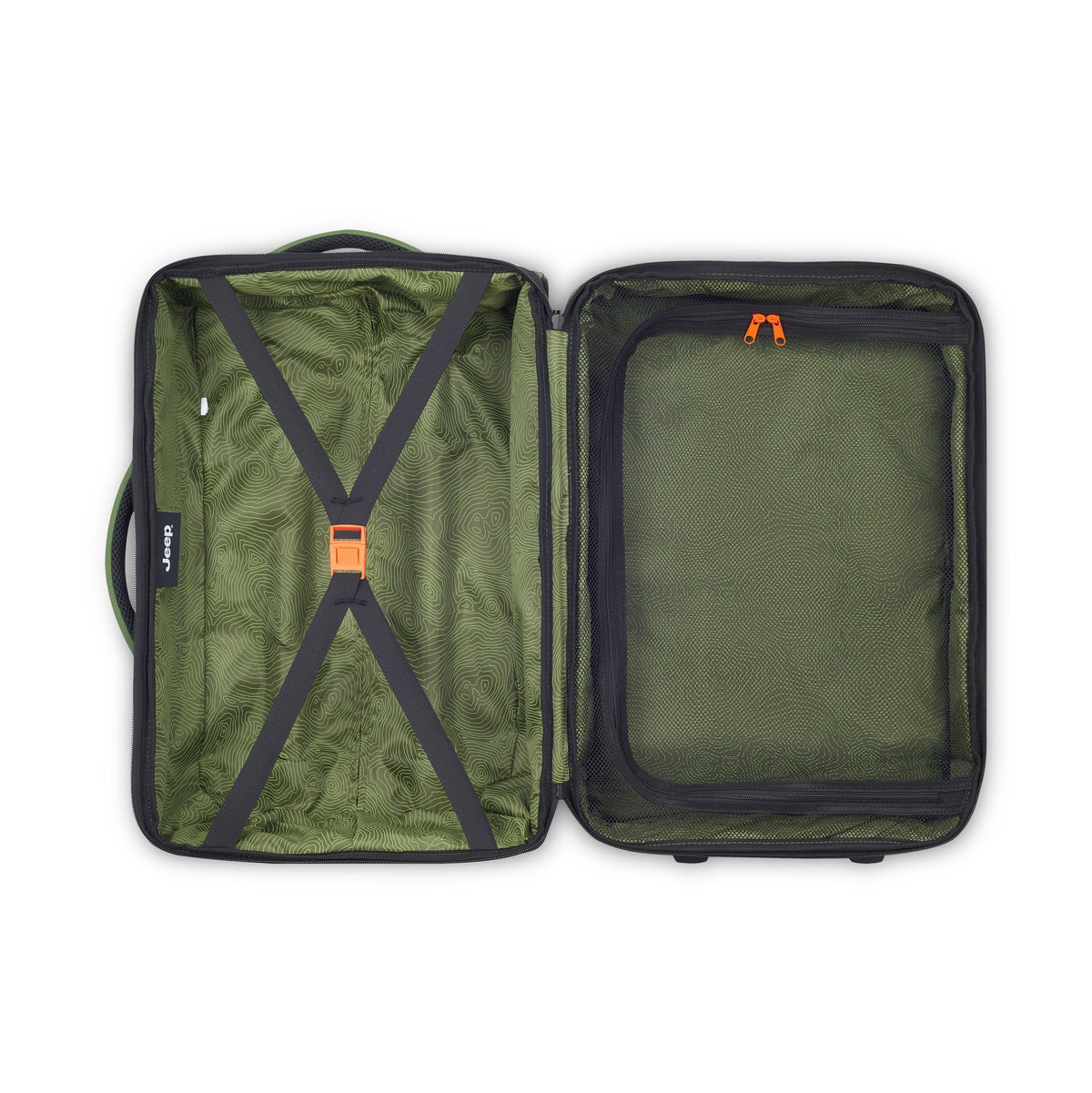 JS006B 20-Inch 2-Wheeled Duffel Bag, Elm green - Delsey Paris New