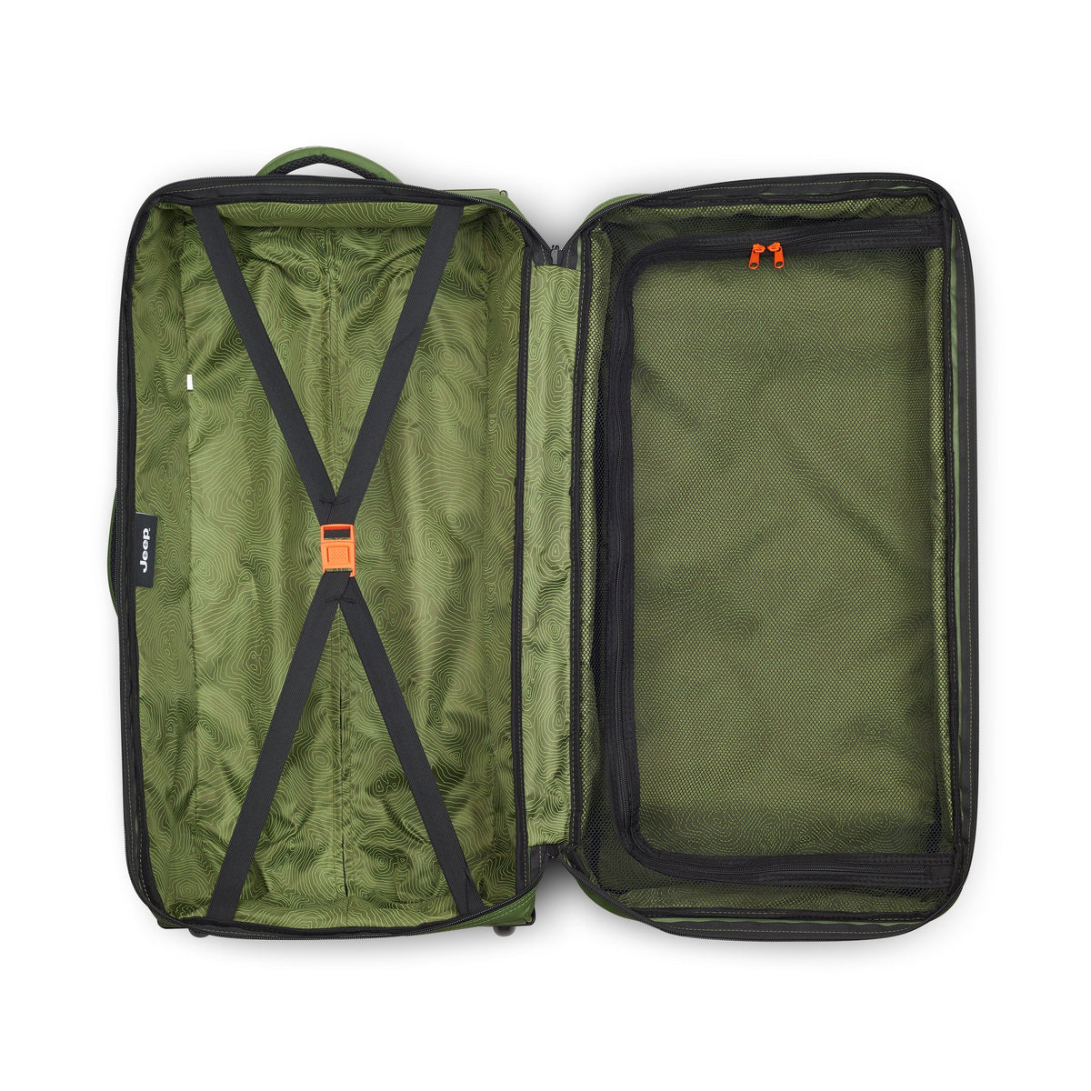JS006B 29-Inch 2-Wheeled Duffel Bag, Elm green - Delsey Paris Trusted