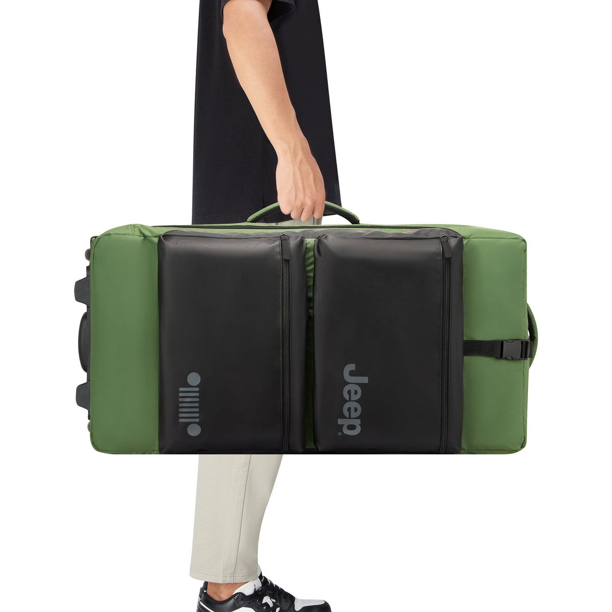JS006B 29-Inch 2-Wheeled Duffel Bag, Elm green - Delsey Paris Trusted