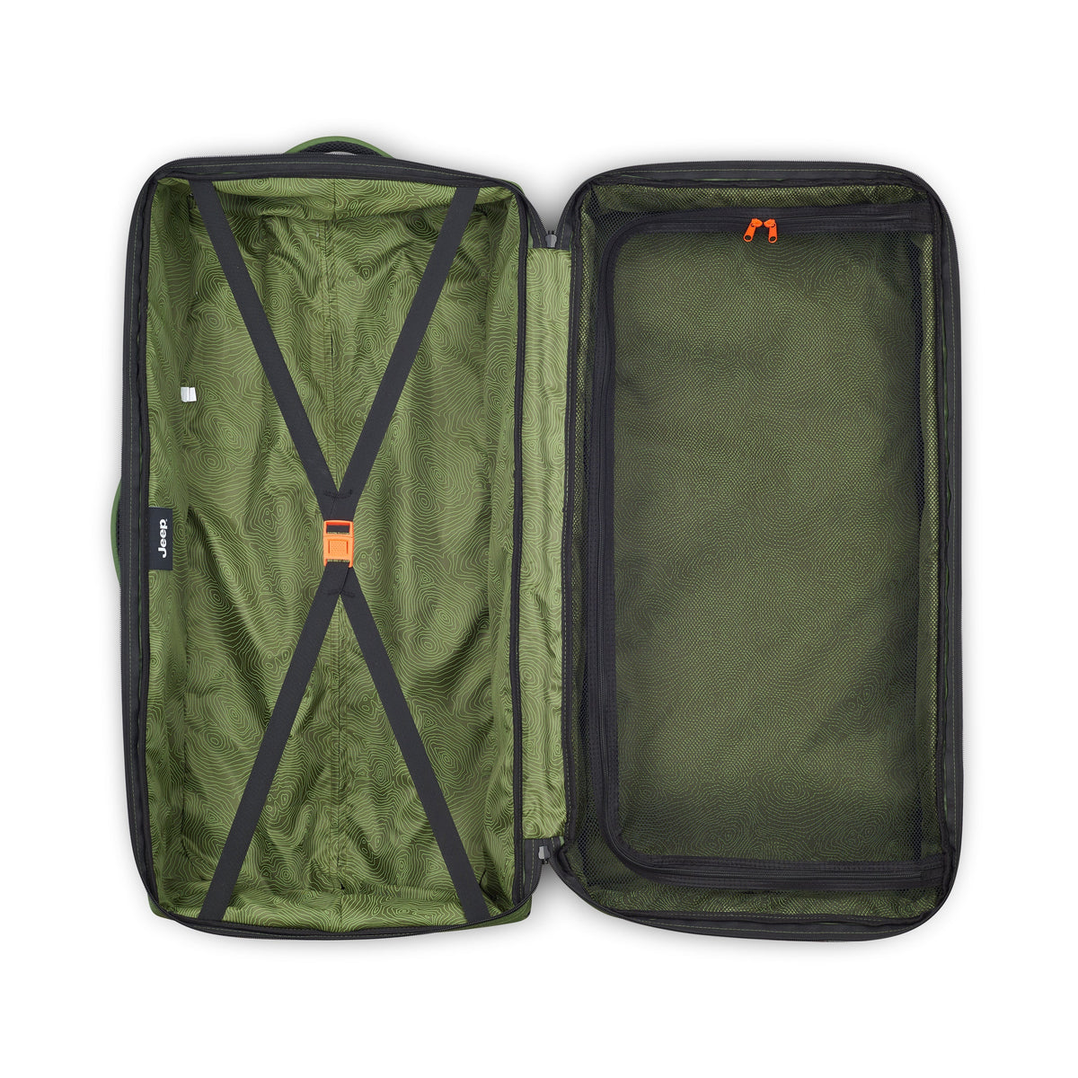 JS006B 32-Inch 2-Wheeled Duffel Bag, Elm green - Delsey Paris Signature