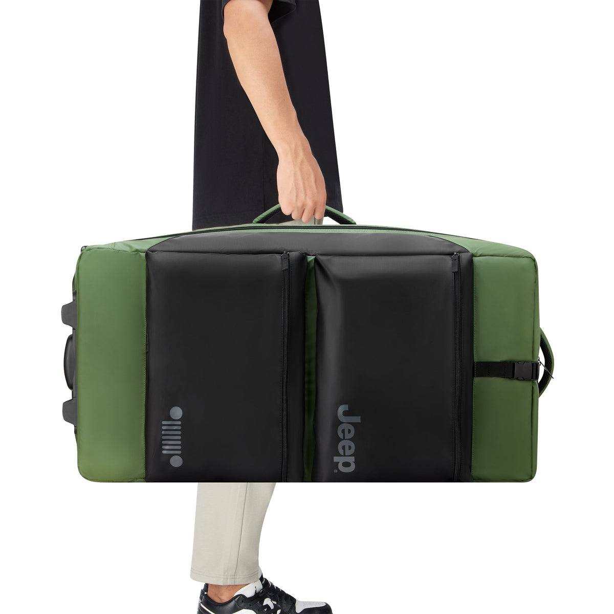 JS006B 32-Inch 2-Wheeled Duffel Bag, Elm green - Delsey Paris Signature
