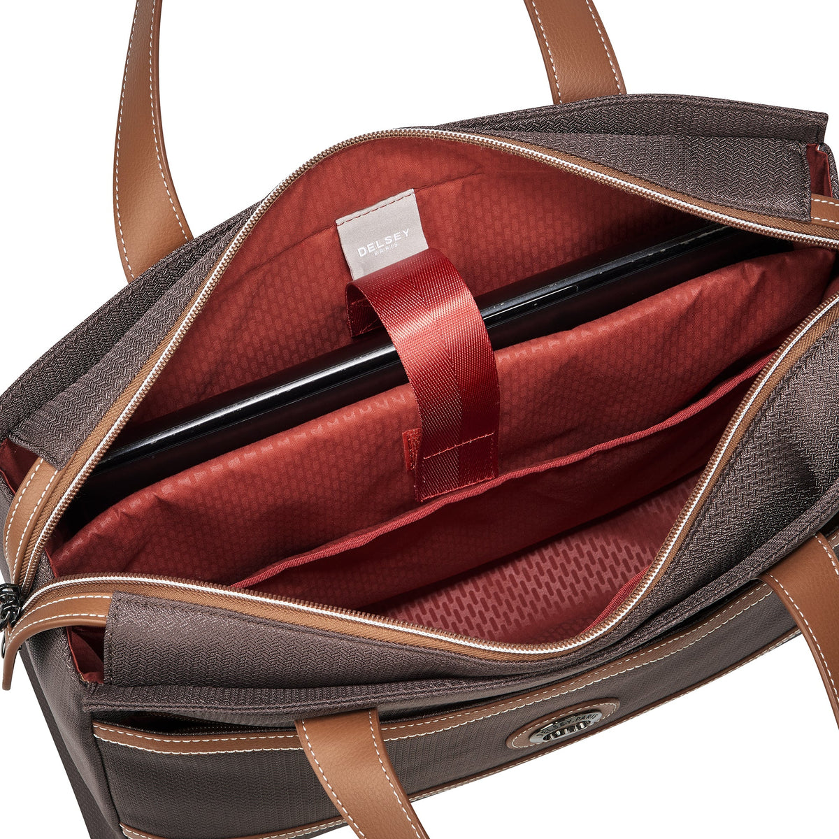 CHATELET AIR 2.0 Laptop Shoulder Bag, Brown - Delsey Paris Sale