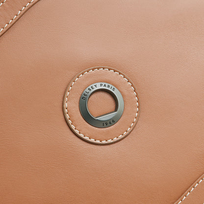 CHATELET AIR 2.0 Leather Tote Bag, Cognac - Delsey Paris Recommended