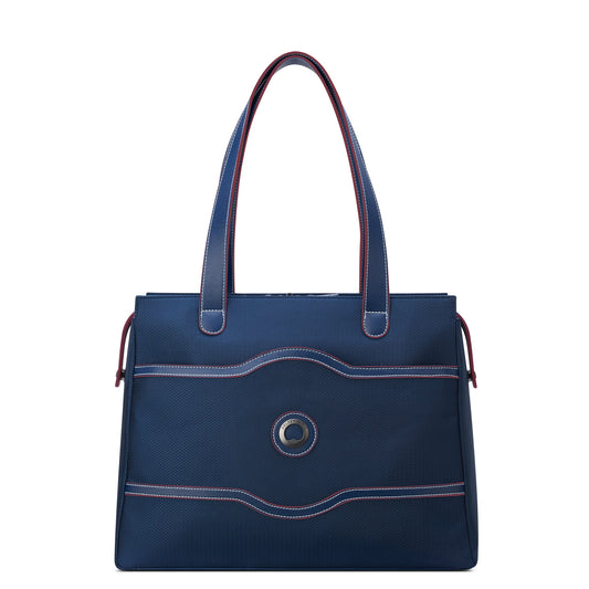 CHATELET AIR 2.0 Laptop Shoulder Bag, Blue - Delsey Paris Everyday