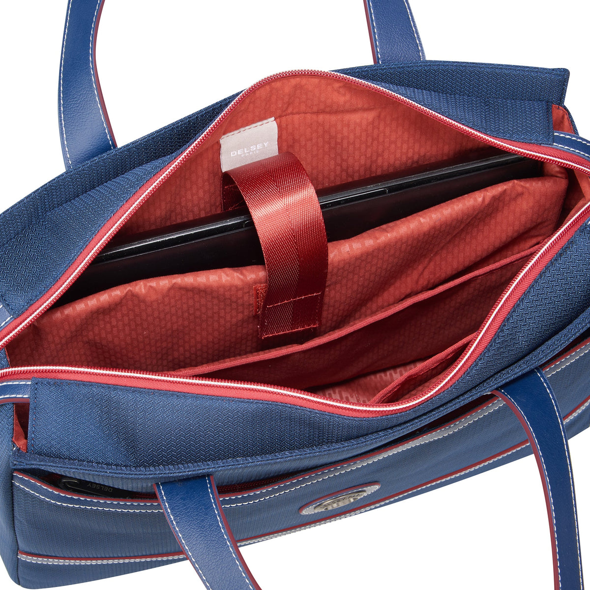 CHATELET AIR 2.0 Laptop Shoulder Bag, Blue - Delsey Paris Everyday