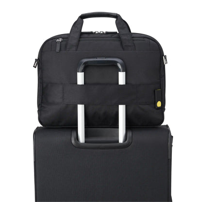 WAGRAM 15.6-Inch Laptop Briefcase, Black - Delsey Paris Popular