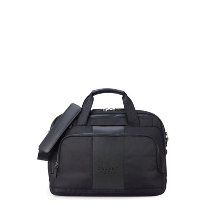 WAGRAM 15.6-Inch Laptop Briefcase, Black - Delsey Paris Popular