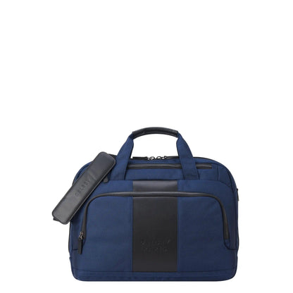 WAGRAM 15.6-Inch Laptop Briefcase, Navy - Delsey Paris Discount