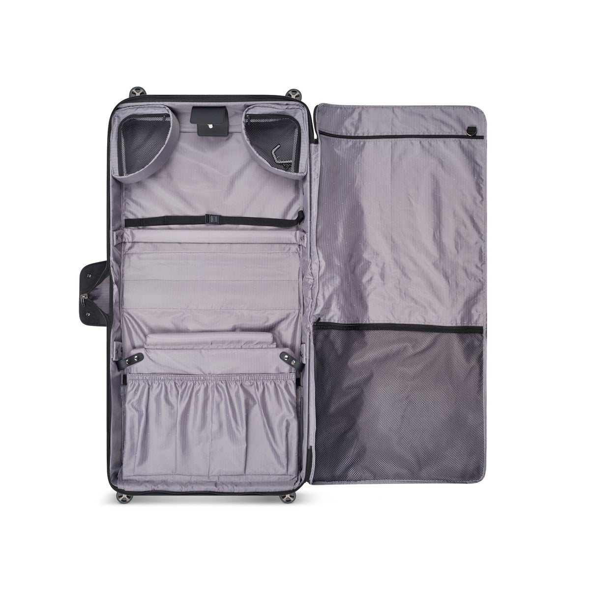 HELIUM DLX 4-Wheeled Garment Bag, Black - Delsey Paris Deals