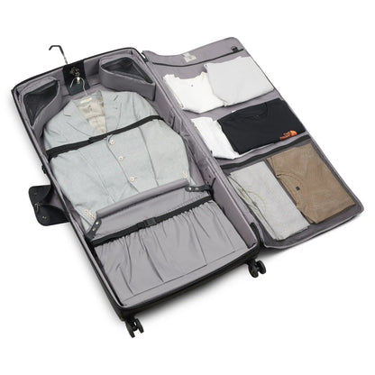 HELIUM DLX 4-Wheeled Garment Bag, Black - Delsey Paris Deals
