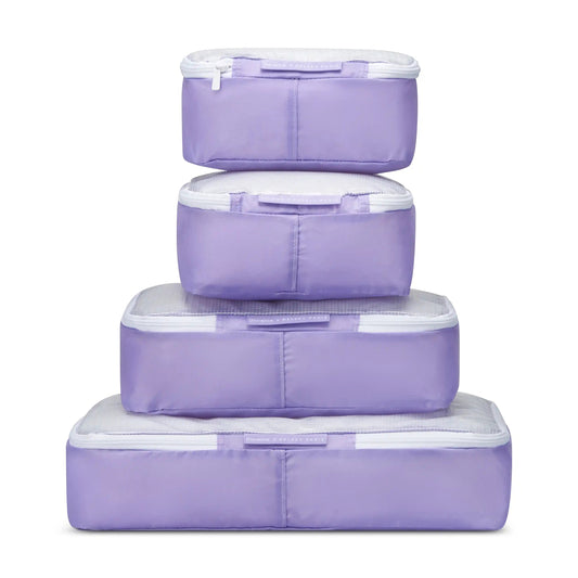 NO DRAMA Packing Cube Set, Lavender - Delsey Paris Latest