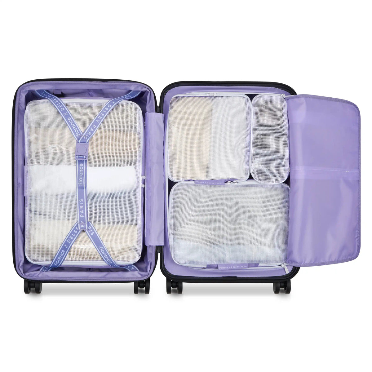 NO DRAMA Packing Cube Set, Lavender - Delsey Paris Latest