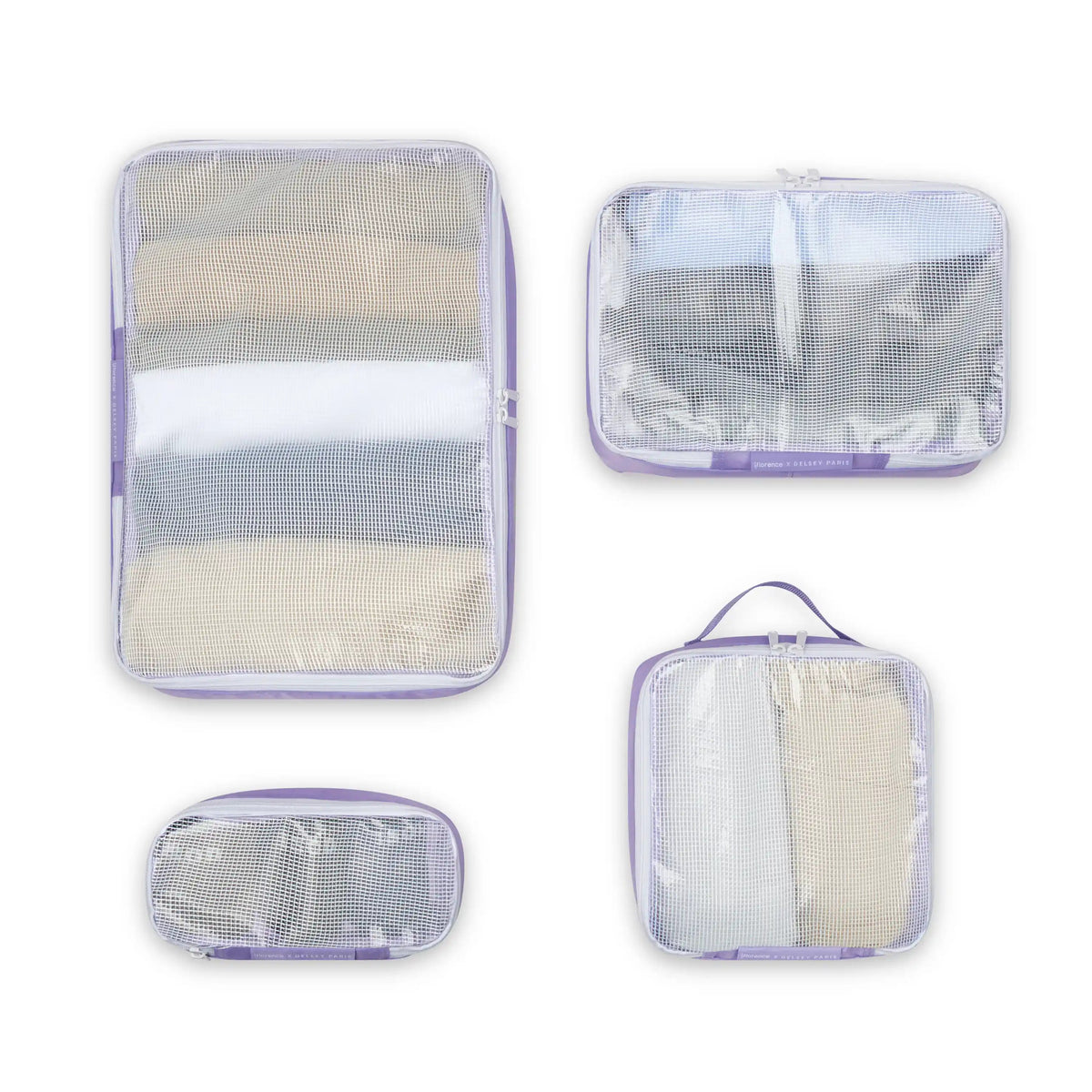 NO DRAMA Packing Cube Set, Lavender - Delsey Paris Latest