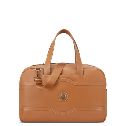 CHATELET AIR 2.0 Leather Duffel Bag, Cognac - Delsey Paris Great Value