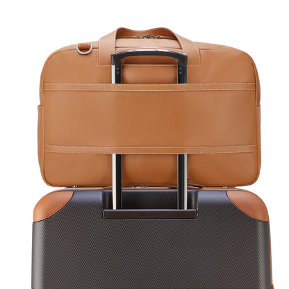 CHATELET AIR 2.0 Leather Duffel Bag, Cognac - Delsey Paris Great Value