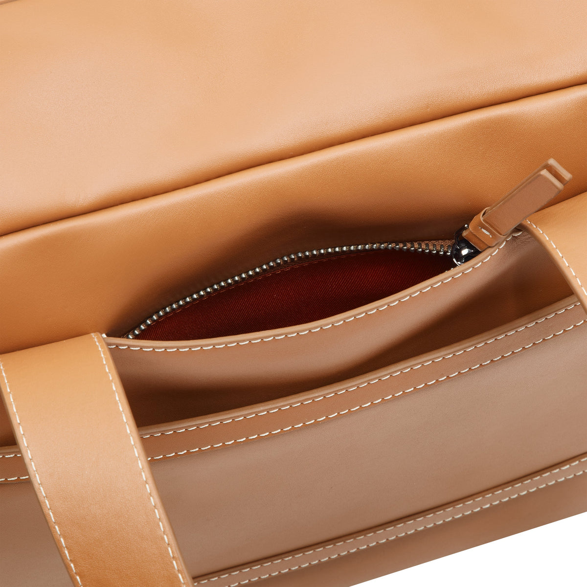 CHATELET AIR 2.0 Leather Duffel Bag, Cognac - Delsey Paris Great Value