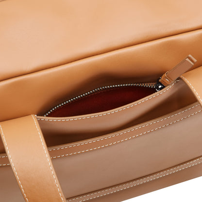 CHATELET AIR 2.0 Leather Duffel Bag, Cognac - Delsey Paris Great Value