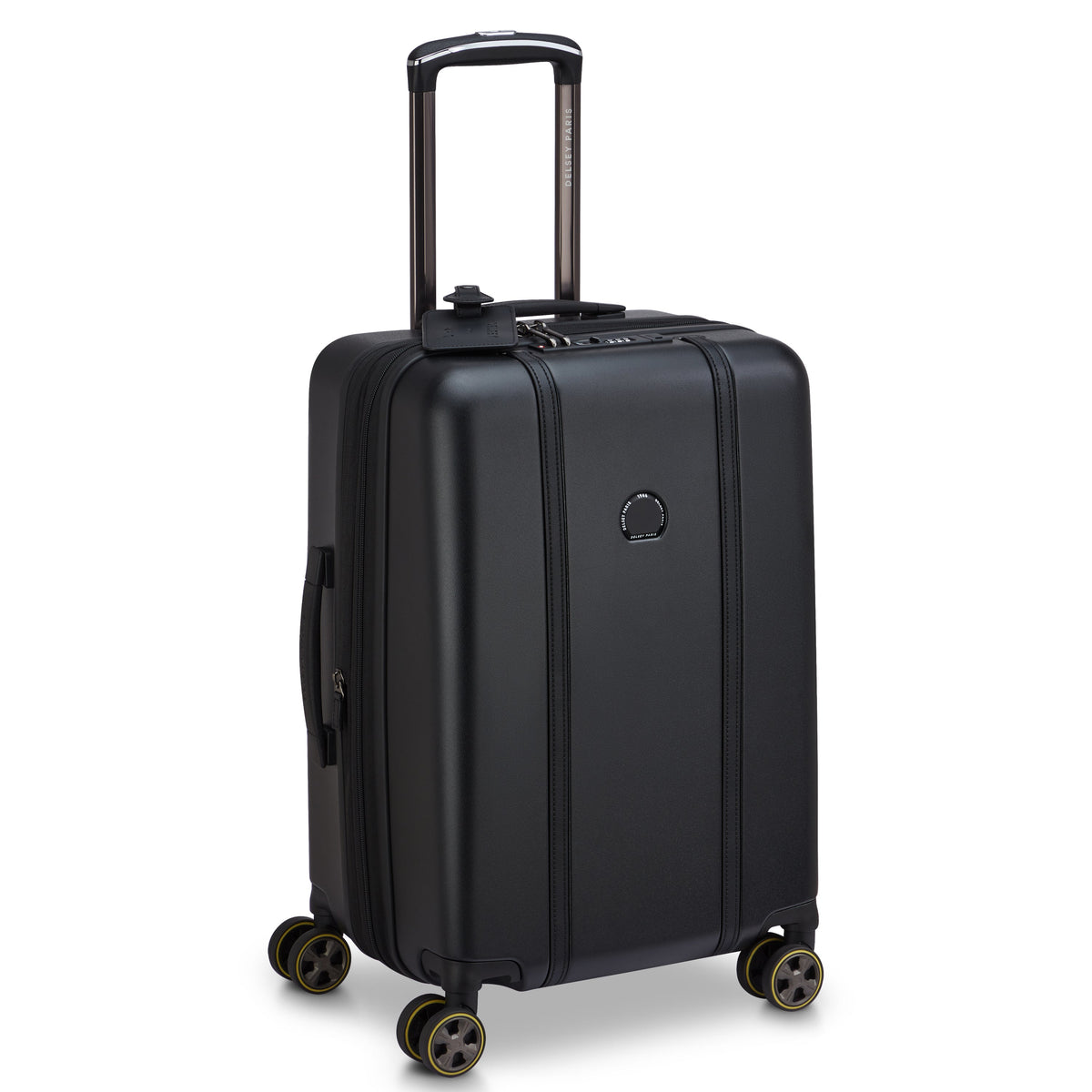 CADENCE 23-Inch Expandable Carry-On Suitcase, Deep black - Delsey Paris Featured