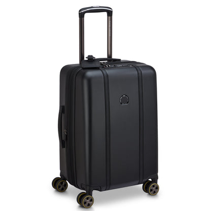 CADENCE 23-Inch Expandable Carry-On Suitcase, Deep black - Delsey Paris Featured