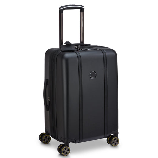 CADENCE 23-Inch Expandable Carry-On Suitcase, Deep black - Delsey Paris Featured