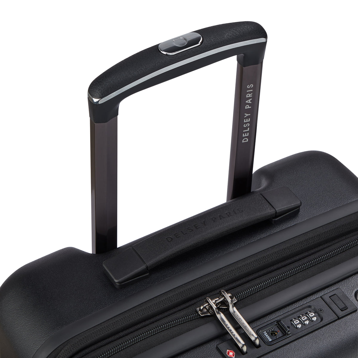 CADENCE 23-Inch Expandable Carry-On Suitcase, Deep black - Delsey Paris Featured