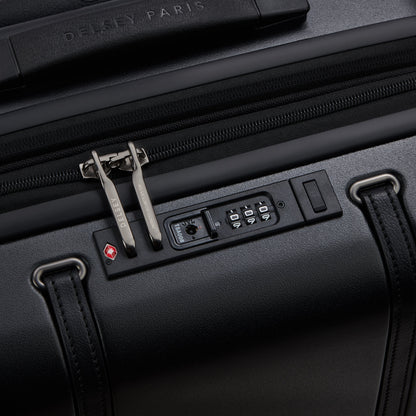 CADENCE 23-Inch Expandable Carry-On Suitcase, Deep black - Delsey Paris Featured