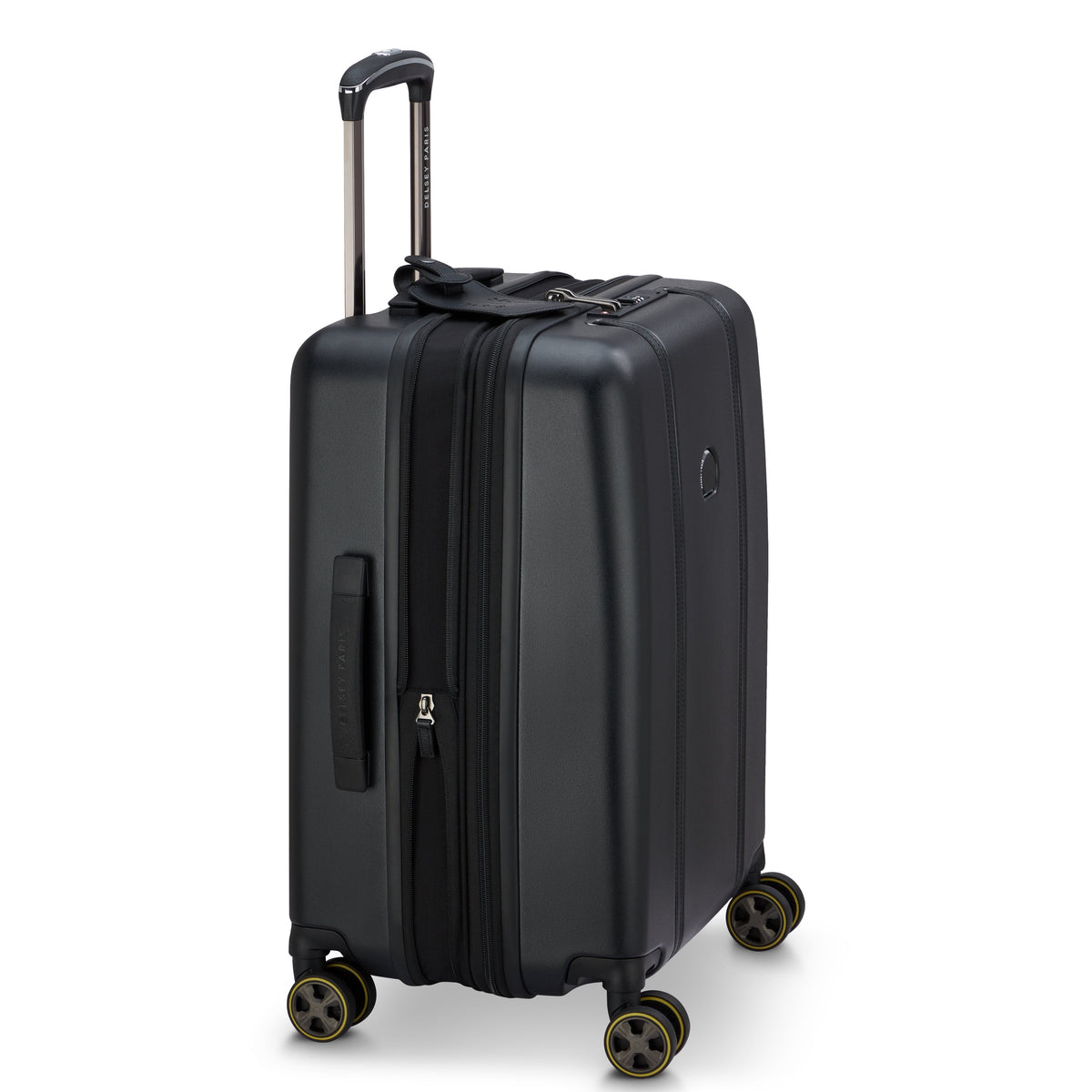 CADENCE 23-Inch Expandable Carry-On Suitcase, Deep black - Delsey Paris Featured