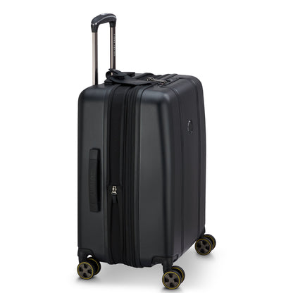 CADENCE 23-Inch Expandable Carry-On Suitcase, Deep black - Delsey Paris Featured