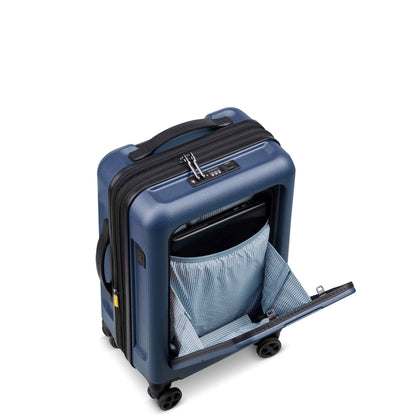 TURENNE 2.0 22-Inch Carry-On Suitcase - Roland Garros Edition, Navy - Delsey Paris Value