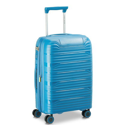 DUNE 23-Inch Expandable Carry-On Suitcase, Teal blue - Delsey Paris Recommended