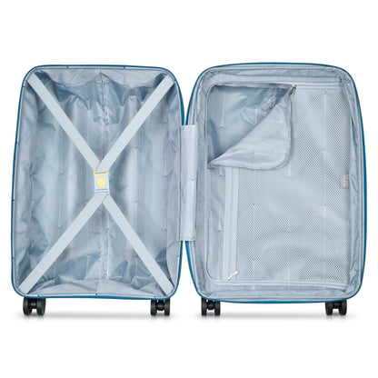 DUNE 23-Inch Expandable Carry-On Suitcase, Teal blue - Delsey Paris Recommended