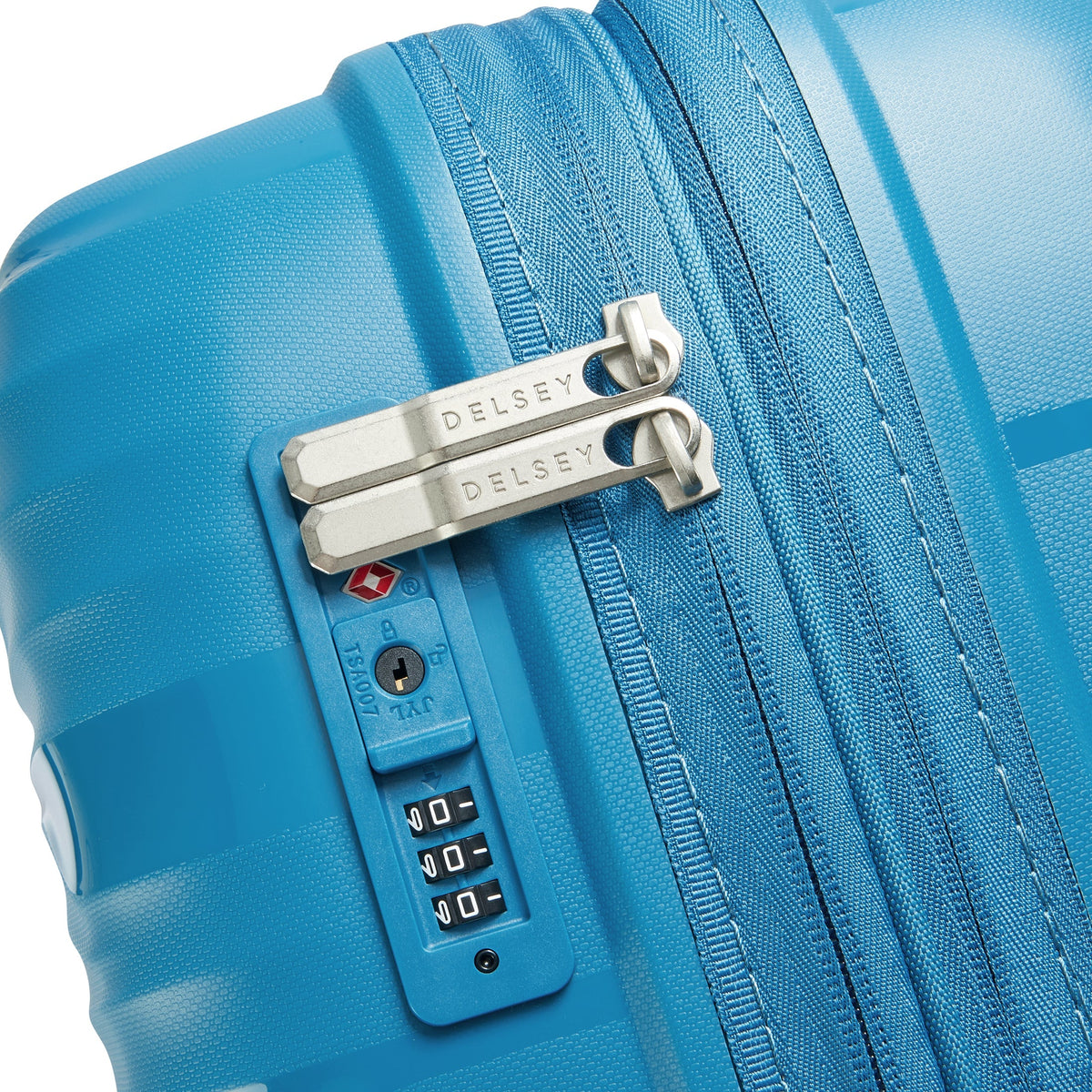 DUNE 23-Inch Expandable Carry-On Suitcase, Teal blue - Delsey Paris Recommended